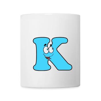 K - Mug - white - Front