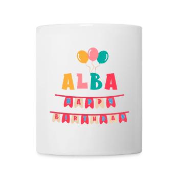 Alba t-shirt happy birthday happy birthday - Mug - white - Front