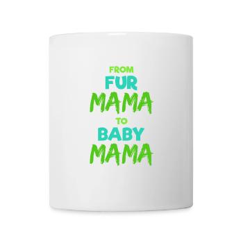 Mama Schwanger Babyfüße Baby Statement Familie - Tasse - Weiß - Vorne