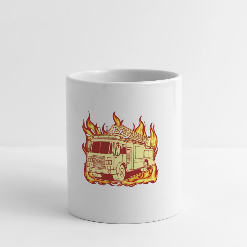 Fire engine fire brigade fire protection Mug
