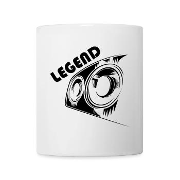 Légende Voitures de course Icône Logo Icône Illustration - Mug blanc - blanc - Devant
