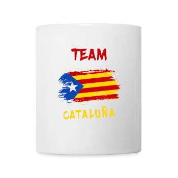 Team Katalonien Flaggen Design - Tasse - Weiß - Vorne