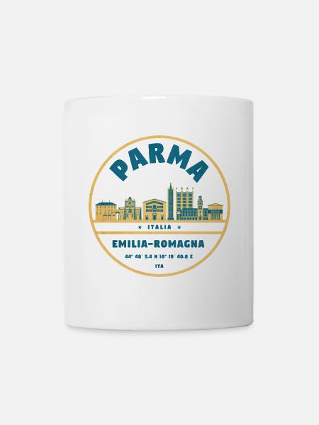Emilia Romagna Stadtlandschaft - Tasse - Weiß
