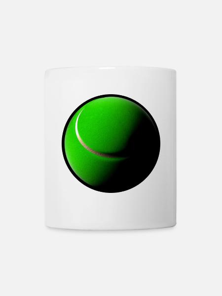 Tennis ball sunrise - Mug - white