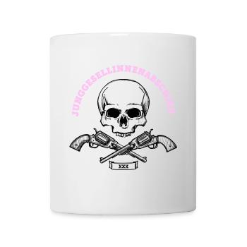 Junggesellinnenabschied XXX Schädel (MC) (Rosa) - Tasse - Weiß - Vorne