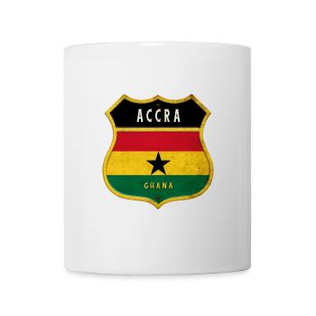 Accra coat of arms flag design - Mug - white - Front