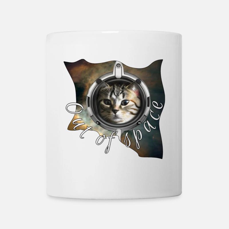 Space cat in helmet - Mug - white