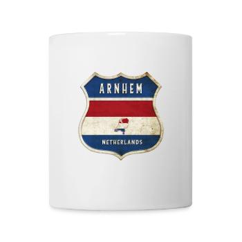 Arnhem Netherlands coat of arms design - Mug - white - Front