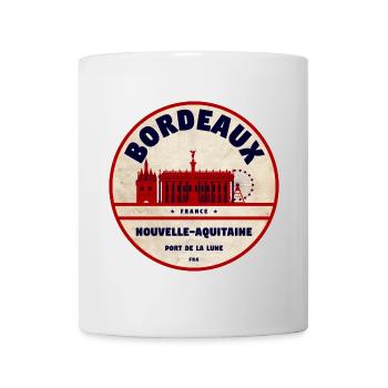 Bordeaux Port de la Lune Vintage - Tasse - Weiß - Vorne
