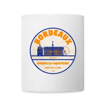 Bordeaux Port de la Lune Retro - Mug - white - Front