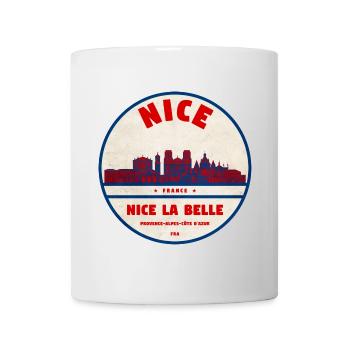 Nice La Belle Skyline - Mug - white - Front