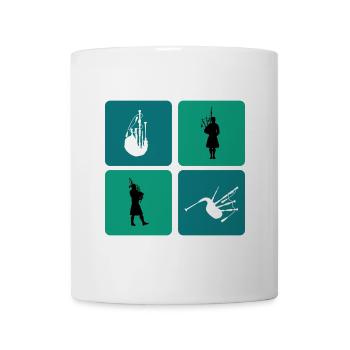Bagpipe design - Mug - white - Front