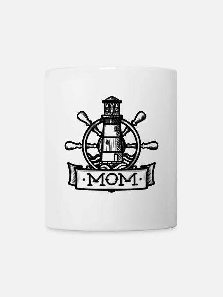 Seefahrer-MOM (für Seefahrer*innen) - Tasse - Weiß
