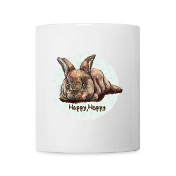 Happy Hoppy - Tasse - Weiß - Vorne