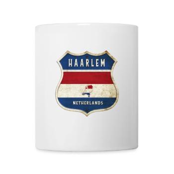 Haarlem Netherlands coat of arms design - Mug - white - Front