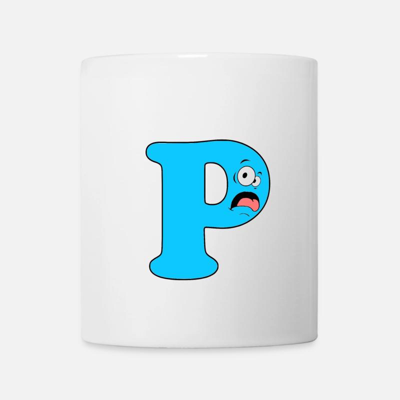 P - Mug - white