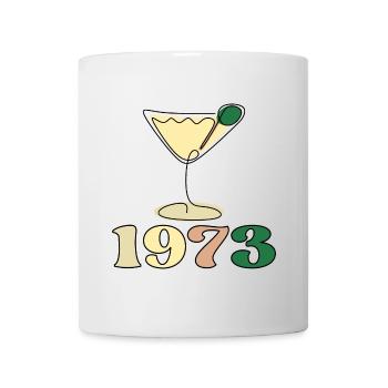 GEBURTSTAGSGESCHENKE JAHR 1973 - COCKTAIL - Tasse - Weiß - Vorne
