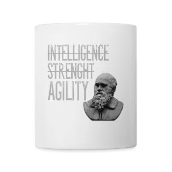 Charles Darwin Agility Agilität Anpassungsfähig - Tasse - Weiß - Vorne