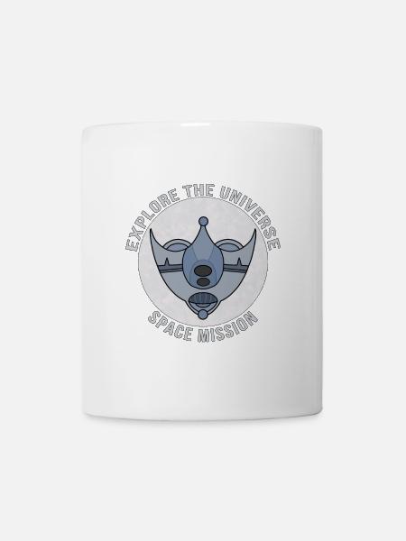 Weltraummission Erkunde das Universum - Tasse - Weiß