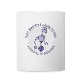 Die maschinelle Revolution Künstliche Intelligenz - Tasse - Weiß - Vorne