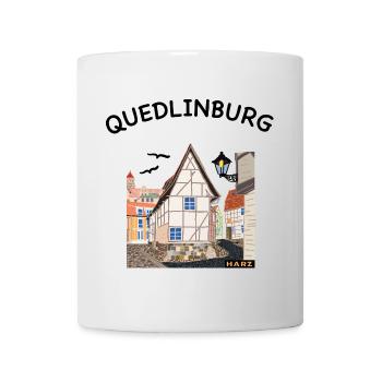 Quedlinburg 2, Welterbestadt,Deutschland - Tasse - Weiß - Vorne