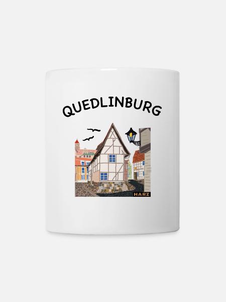Quedlinburg 2, Welterbestadt,Deutschland - Tasse - Weiß