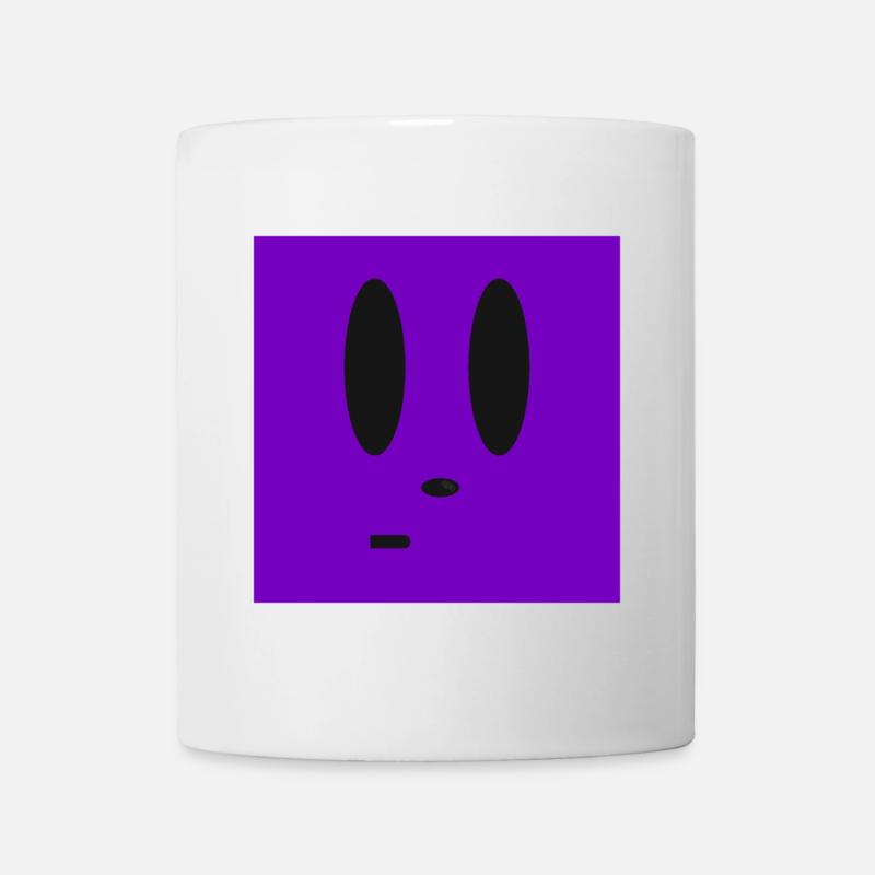Suboptimale Situation Gesichtsausdruck - Tasse - Weiß