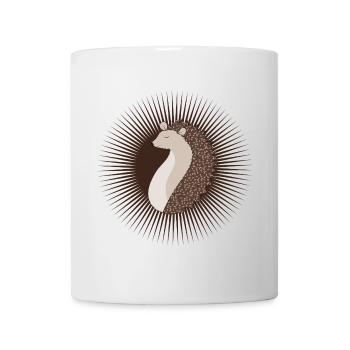 zauberhafter strahlend süßer Igel - Tasse - Weiß - Vorne