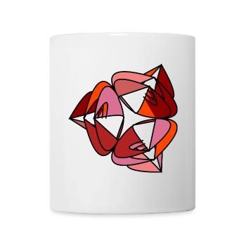 Toasting marshmallows - Mug - white - Front