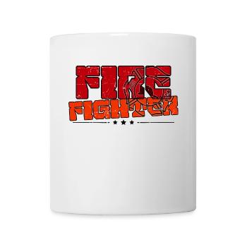 Fire Protection Firefighter Statement Fire Brigade - Mug - white - Front