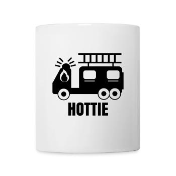 Feuerwehrauto Brandschutz Feuerwehr Spruch - Tasse - Weiß - Vorne