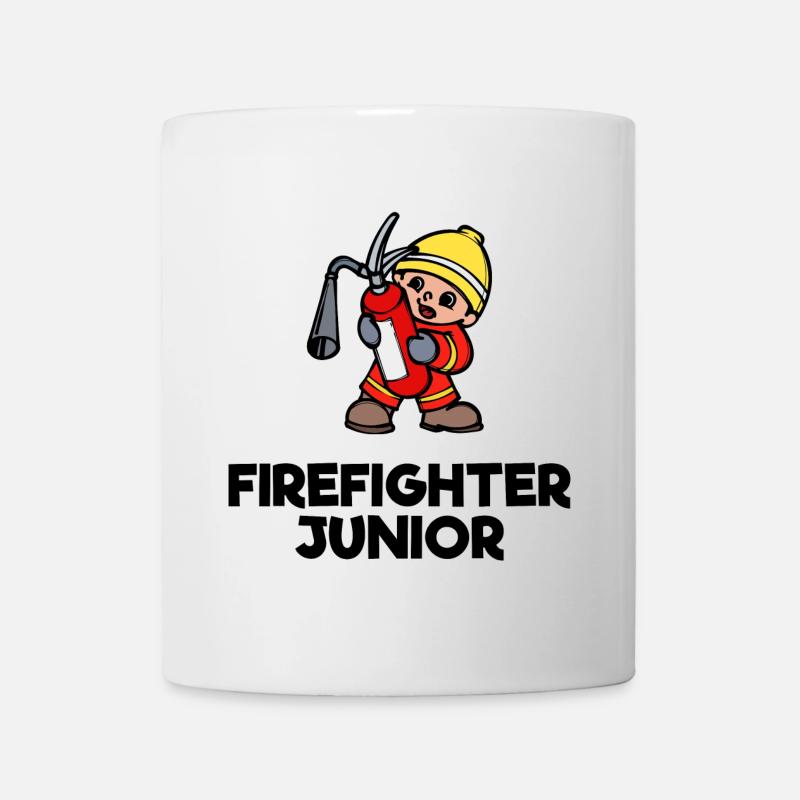 Freiwillige Feuerwehr Lebensretter Statement - Tasse - Weiß