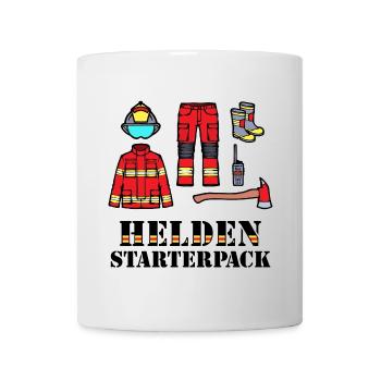 Feuerwehrschlauch Feuerlöscher Statement Feuerwehr - Tasse - Weiß - Vorne