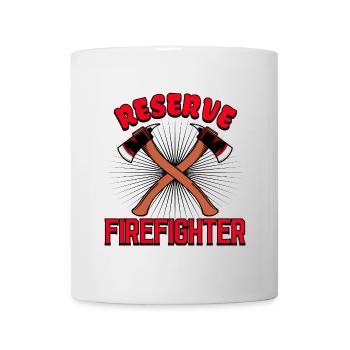 Feuerwehr Statement Berufsfeuerwehr Brandschutz - Tasse - Weiß - Vorne