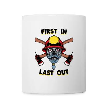 Feuerwehrmann Statement Feuerwehr Brandschutz - Tasse - Weiß - Vorne