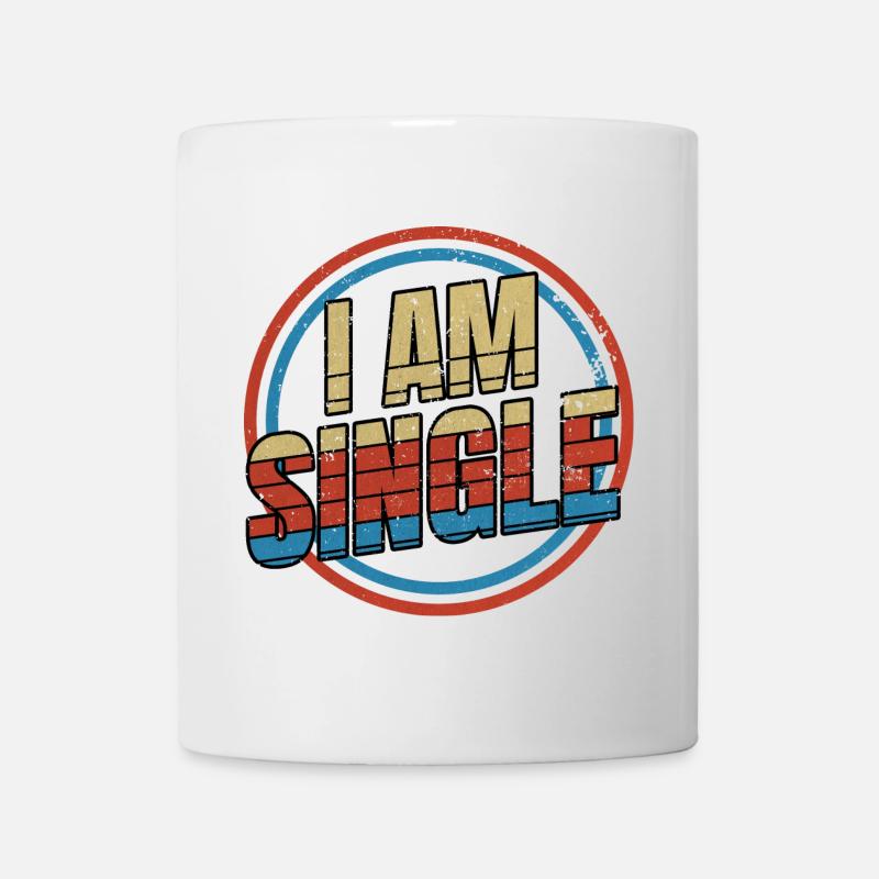 Ich bin ledig - Tasse - Weiß