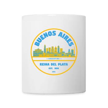 Buenos Aires Skyline Reina del Plata - Mug blanc - blanc - Devant