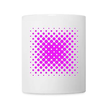 Pink Quadrat - Tasse - Weiß - Vorne