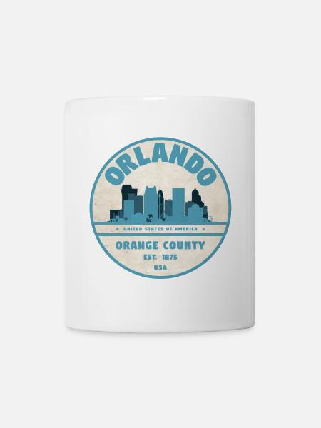 Orlando Skyline - Tasse - Weiß