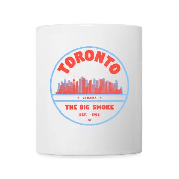 Toronto Skyline Emblem Big Smoke - Tasse - Weiß - Vorne