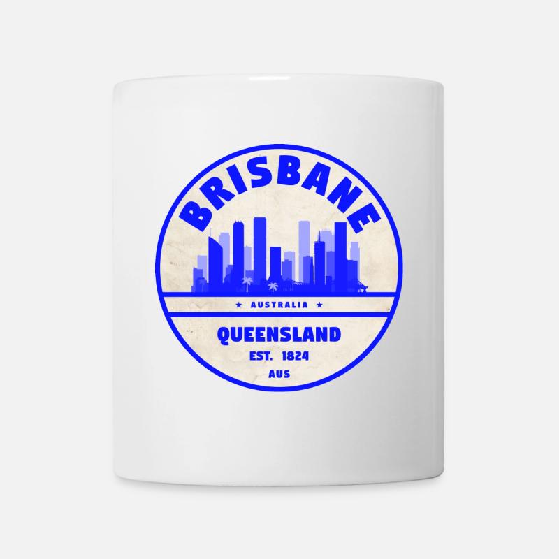 Brisbane - Mug blanc - blanc