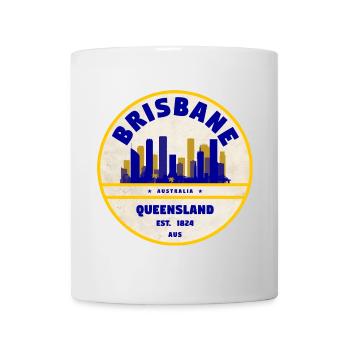 Brisbane Australia Skyline - Mug - white - Front