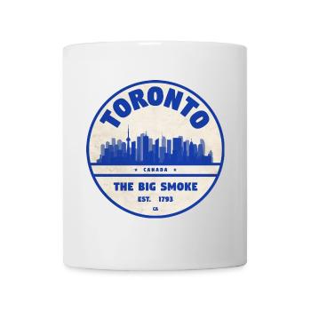 Toronto Vintage Skyline - Tasse - Weiß - Vorne