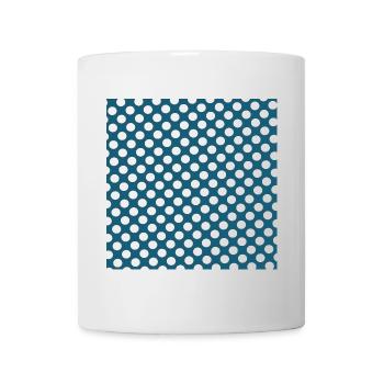 Blue Background Texture Template Personalize - Mug - white - Front