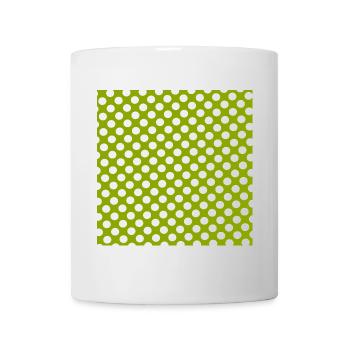 Modèle de texture de fond vert Personnaliser - Mug blanc - blanc - Devant
