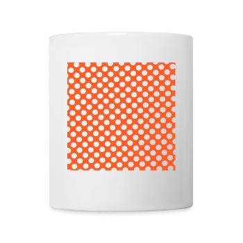 Dots Background Texture Template Personalize - Mug - white - Front