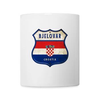 Bjelovar Croatia flag crest design - Mug - white - Front