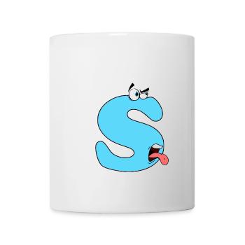 S - Tasse - Weiß - Vorne