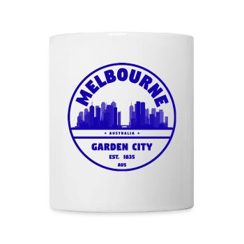 Melbourne Garden City Skyline - Mug - white - Front