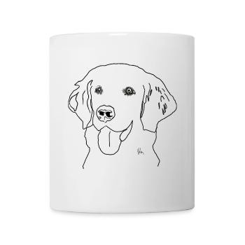 Golden retriever - Tasse - Weiß - Vorne